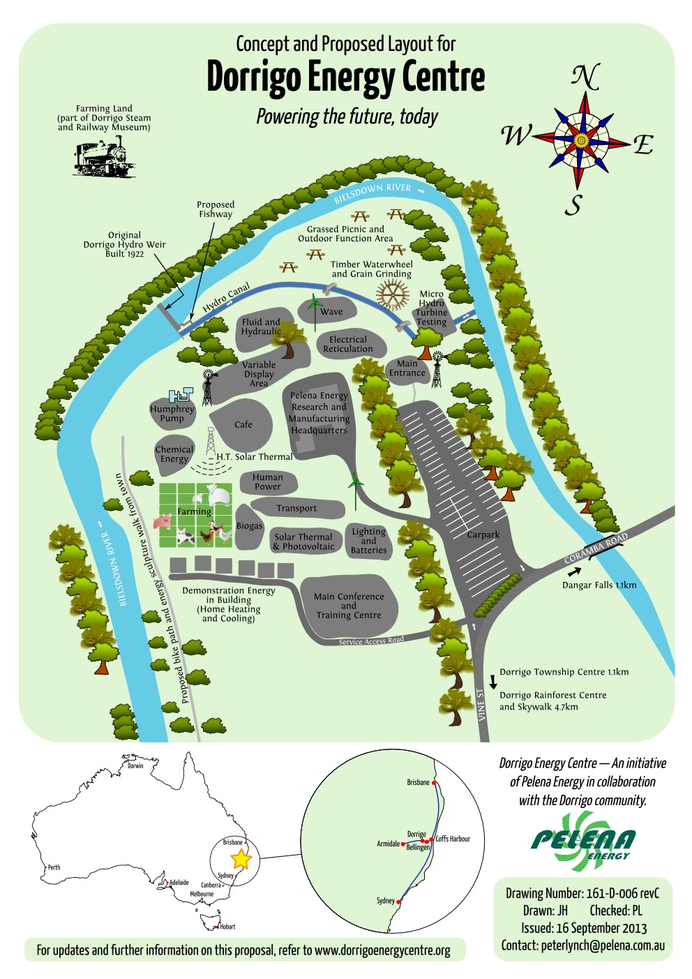Dorrigo Energy Centre concept layout