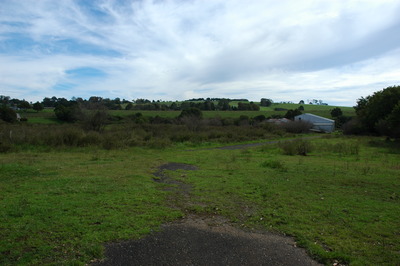 View over proposed site.